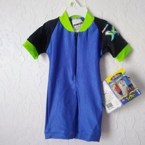 Radicool Kid Rash guard Swim suit blue Size 1 Year